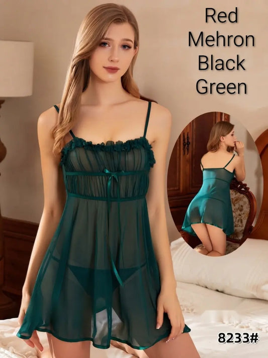 Babydoll Nightwear Setshort caption