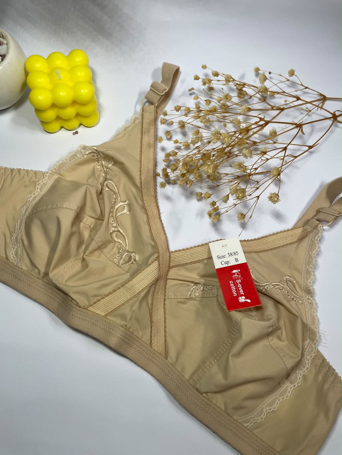 X-Over Cotton Bra