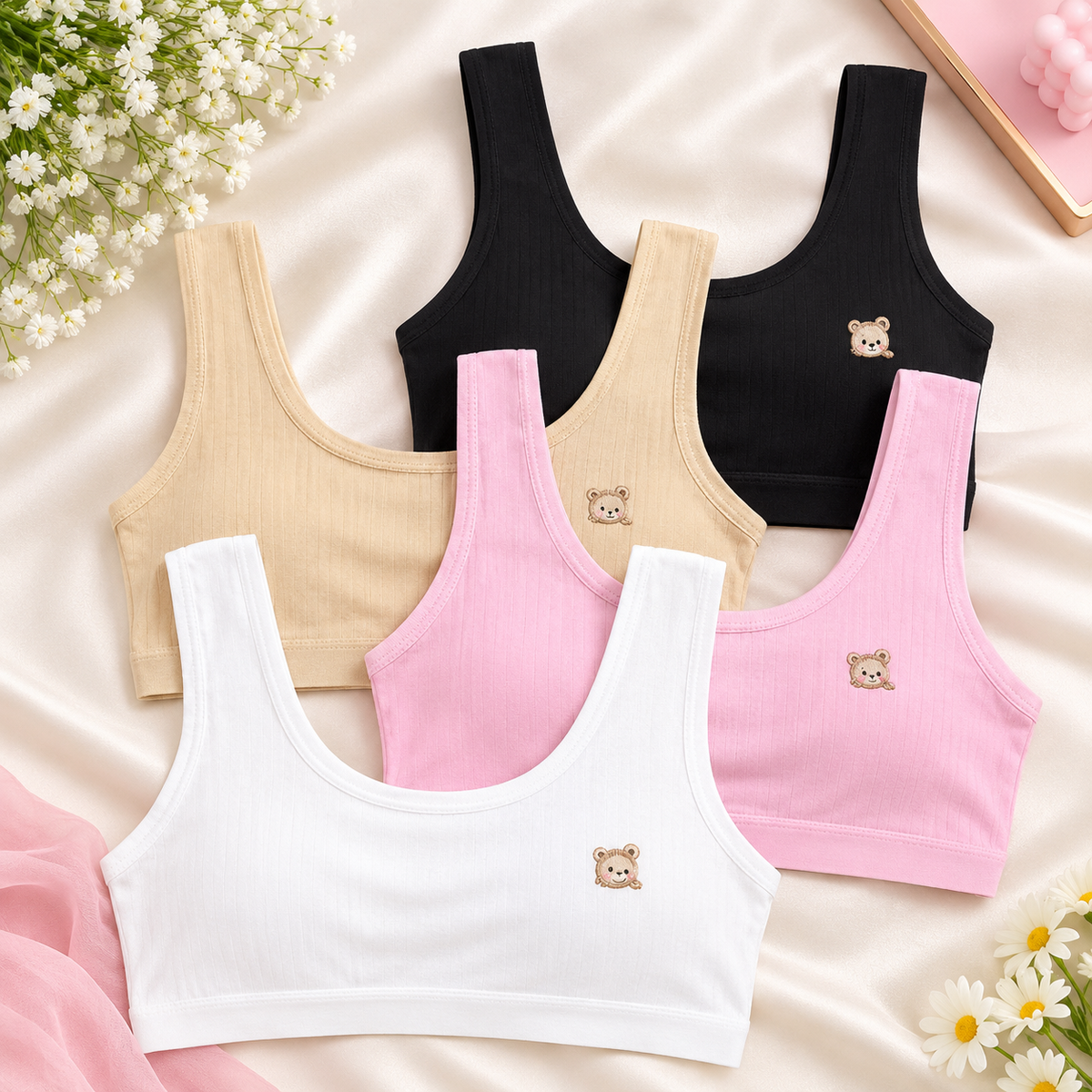 Girls Bralettes Set