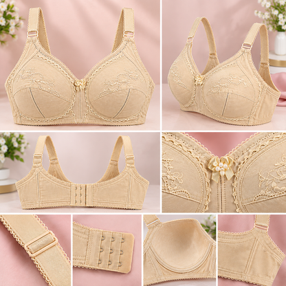 Full-Coverage Cotton Bra